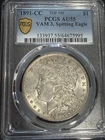 1891 CC Morgan Silver Dollar PCGS AU-55 VAM 3, Spitting Eagle
