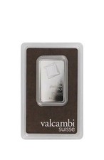 1 Ounce Platinum Bar Valcambi Suisse 999,5 Fine Sealed in Assay Card 2700.00 per troy oz