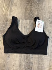 New large jockey women s black wireless bra