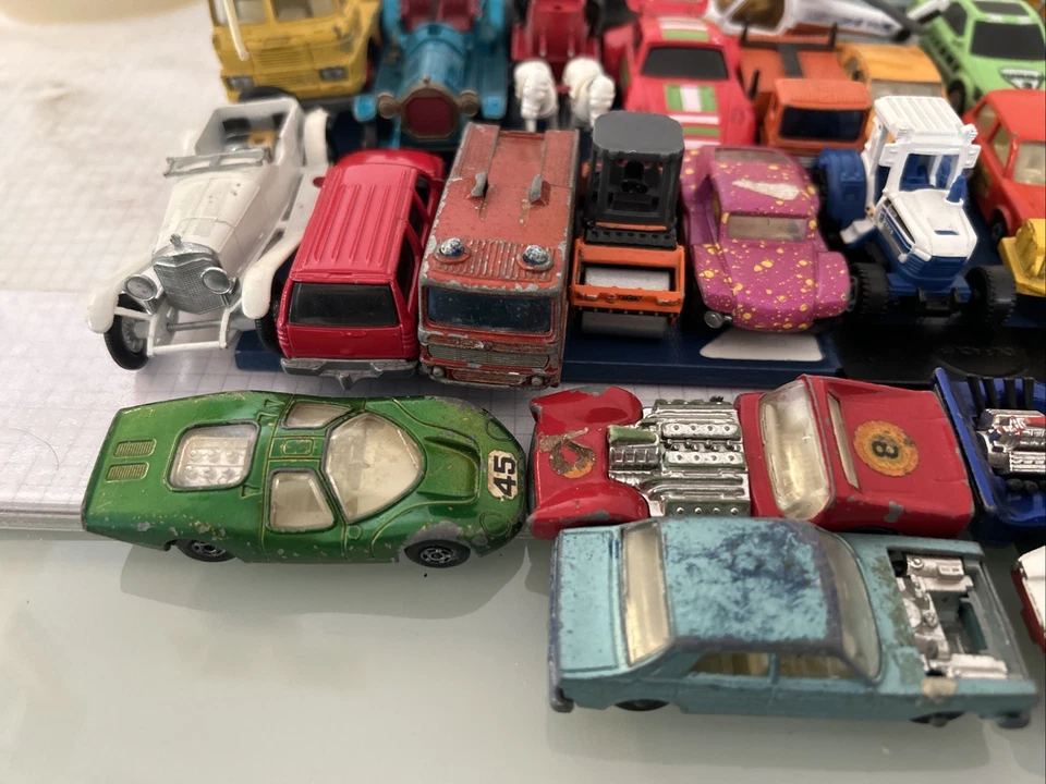 Konvolut alter Spielzeugautos teils für Bastler made in England etc Matchbox ua - Bild 4 von 4