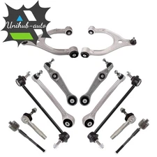 Front Lower & Upper Control Arm w/ Ball Joint & Stabilizer Bar Link for Tesla X