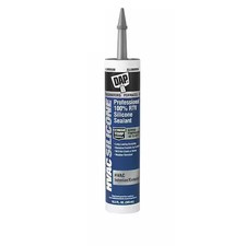 Dap 08012 Waterproof Silicone Sealant, 10.3 Oz, Gray, Temp Range -45 To 475