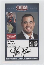 2010 Coca-Cola Under Armour Senior Bowl Koa Misi 0gx4