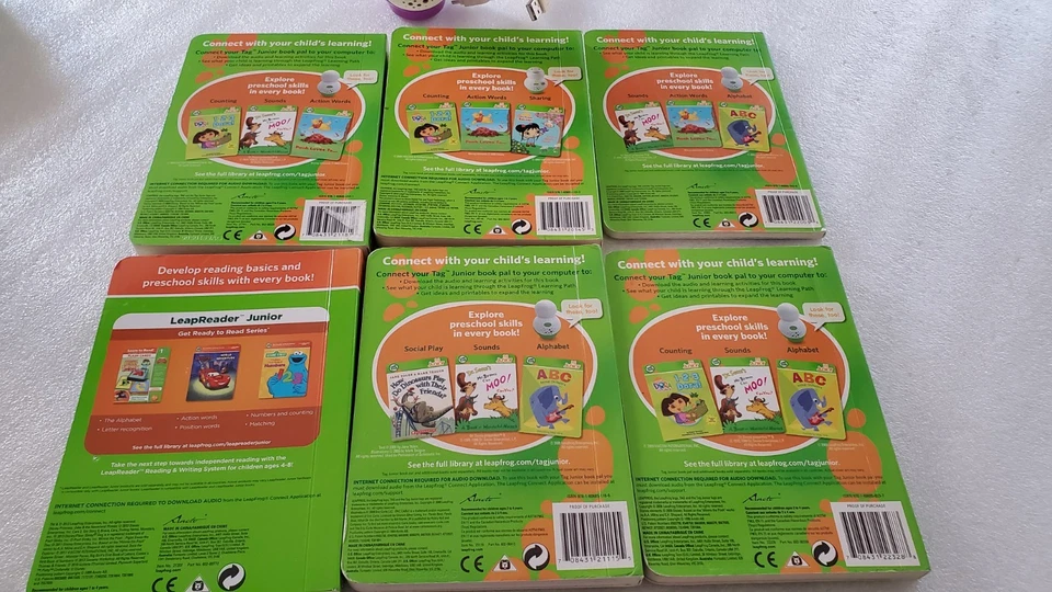 Lot of 6 Leap Frog Tag Junior Books Plus Purple Dog Pal Reader (Lot #1) - Image 3 of 4