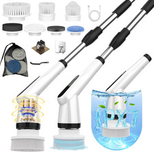 Electric Spin Scrubber, Dreazu IPX7 Shower Scrubber with 7 Replaceable Brush Hea