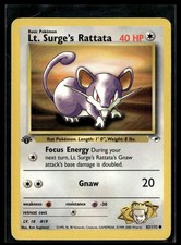 Pokemon TCG Gym Heroes #082/132 Lt. Surge's Rattata