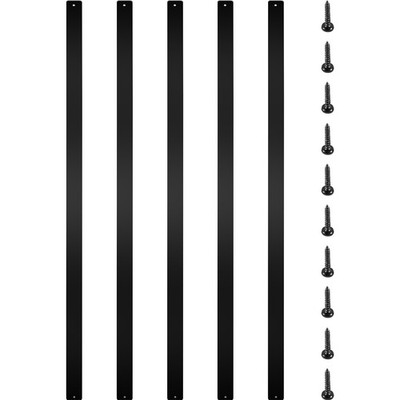 Uimoso Deck Balusters 29.5in 76 Pack Aluminum Alloy Metal Spindles Stair Railing