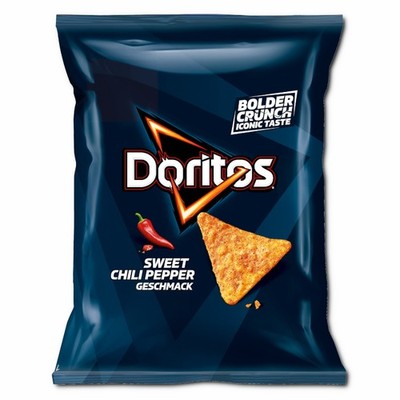 (24,77 /1kg) Doritos Sweet Chili Pepper, Tortilla Chips, 44g Beutel