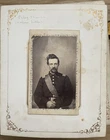 Original Identified Civil War CDV - 11th Kansas Cavalry Captain with FULL ALBUM