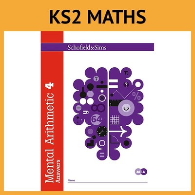 Mental Arithmetic Answer Book 4 Ages 7-11 Schofield & Sims with Answers NEW