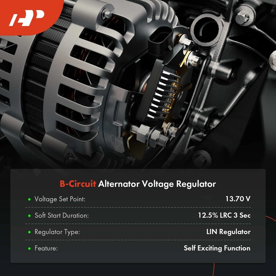A-Premium Alternator Voltage Regulator for Ford Focus 2012-2016 Fiesta 2011-2016 - Image 2 of 4