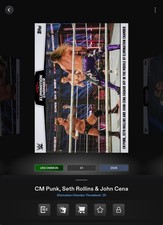 VIDEOGAME Topps WWE Slam ELIMINATION CHAMBER THROWBACK 25 White You Pick/Choose