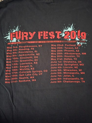 Insane Clown Posse (ICP) 2019 FURY FEST TOUR GILDAN SHIRT (LARGE) - Bild 4 von 5
