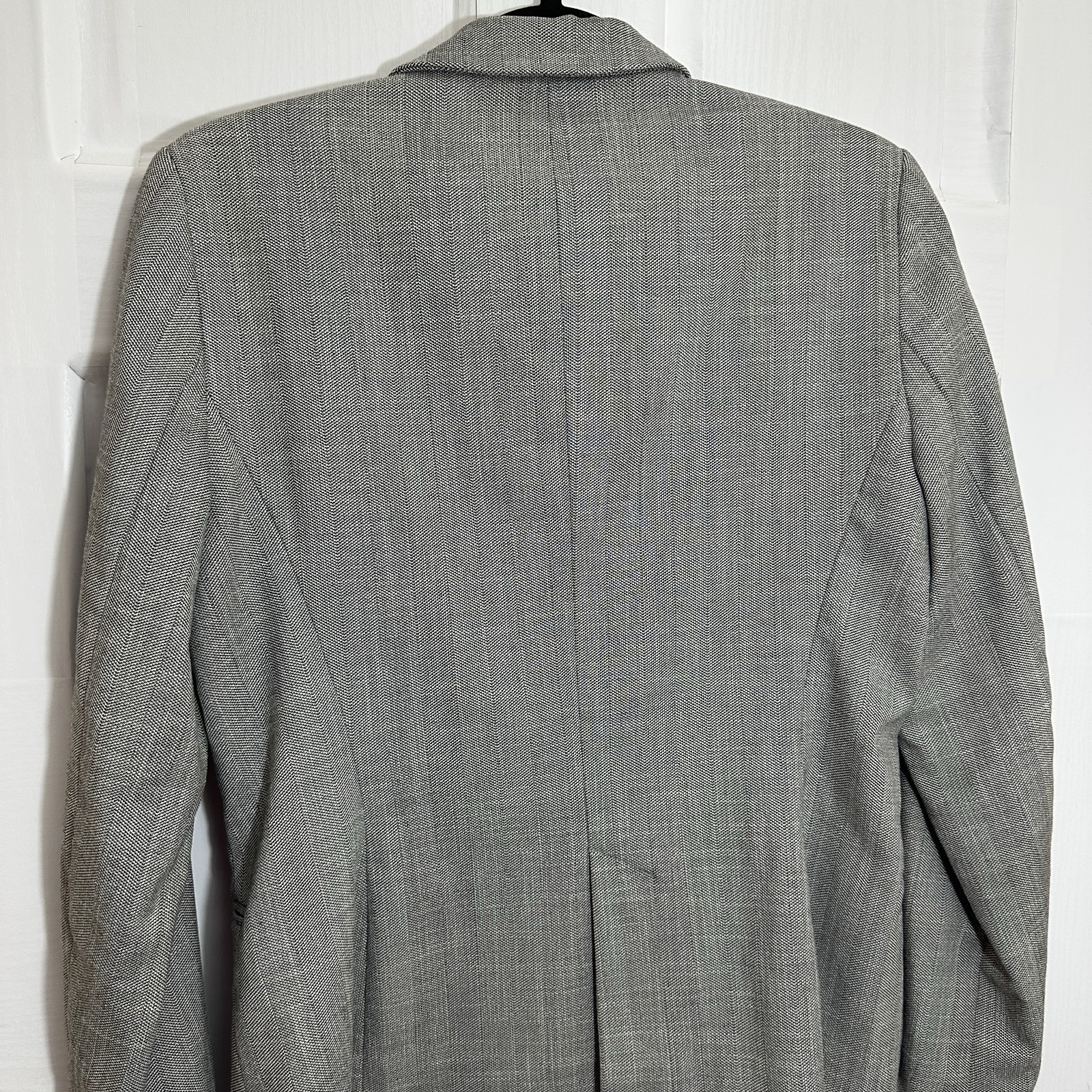 Zara Basic Blazer Women’s Large One-Button  Gray … - image 4