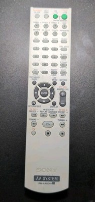 Sony RM-AAU001 OEM Remote Control For AV System STR-DE598 STR-DV10