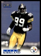 1996 Pro Line Levon Kirkland Pittsburgh Steelers #241