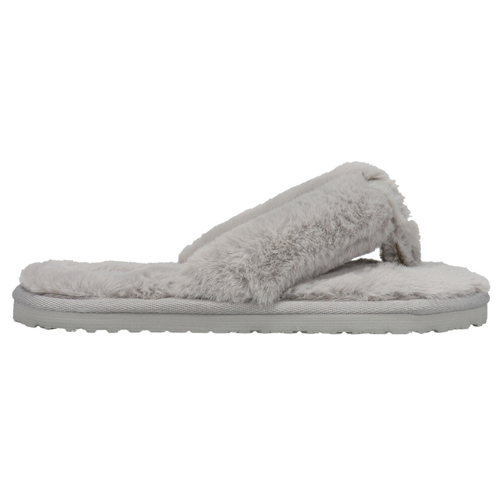 Женские серебристые повседневные тапочки Puma Fluff Flip Flop 385349-04 4790₽
