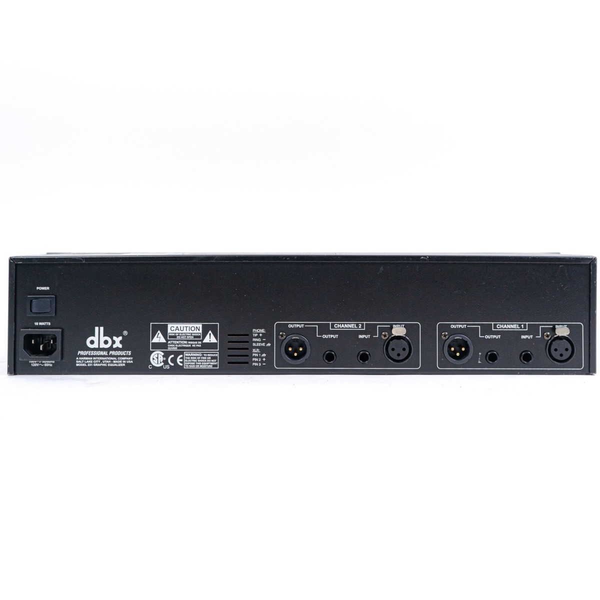 DBX 231 Graphic EQ - High Noise Floor on Channel 1 | eBay