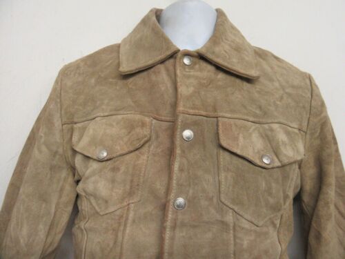VINTAGE SCHOTT RANCHER LEDER TRUCKER JACKE GR 38- - Bild 2 von 21