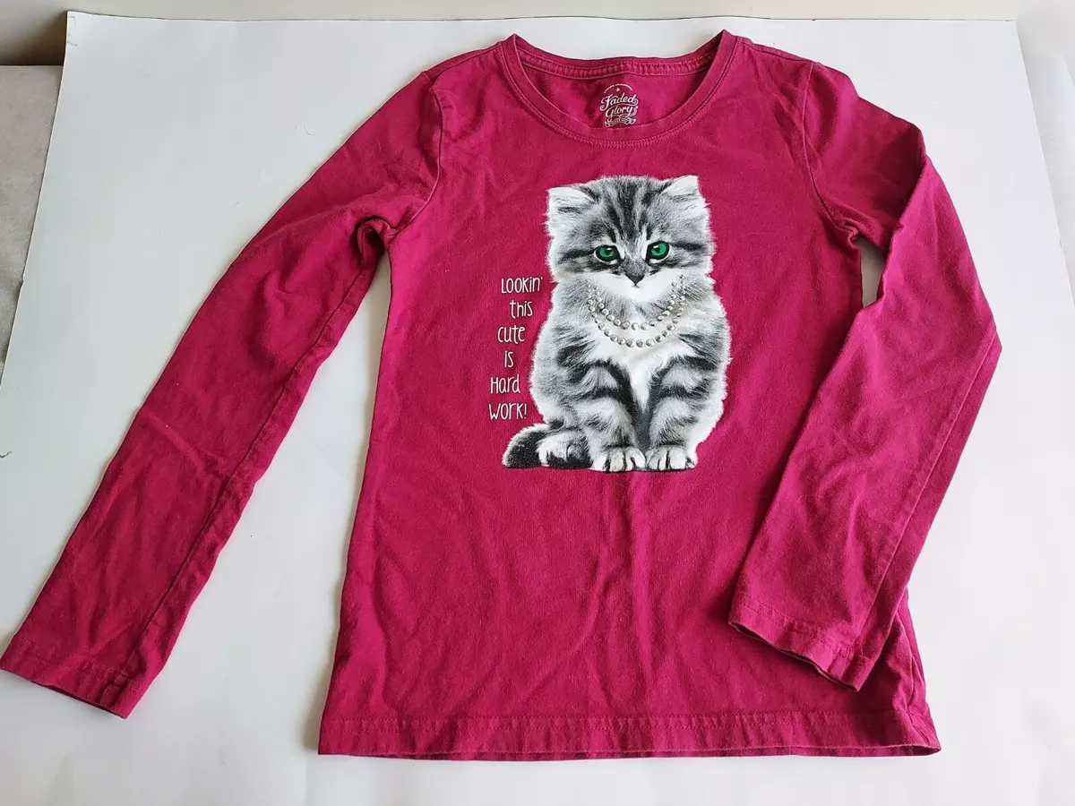 girls cat shirt