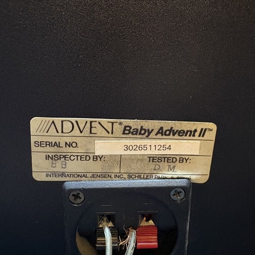 Altoparlanti VINTAGE Advent Baby Advent II - necessita di rifoderati - testati - Foto 5 di 10