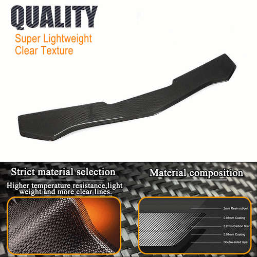 Für Alfa Romeo Giulia 952 2017-20 Carbon Frontlippe Ansatz Front Spoilerschwert - Bild 7 von 11