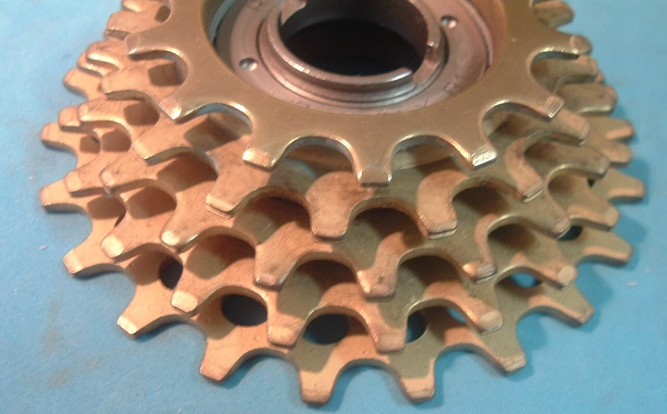 Regina Oro Gold 14T-22T 5-Spd Road Freewheel NEW/NOS Vintage-Italian Thd-NIB '81 - Image 3 of 4