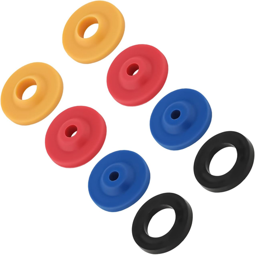 8pcs Water Flow Restrictor, Silicone Shower Flow Reducer Limiter in 4 Specificat