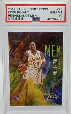 2017-18 Court Kings Renaissance Men- Kobe Bryant PSA 10 SSP Rare