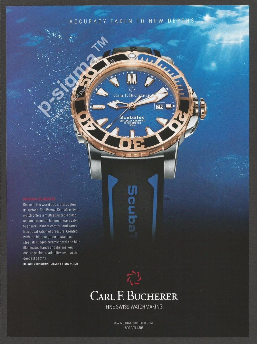 Carl clearance bucherer scubatec
