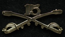 15TH CAVALRY CROSS SABER BADGE HAT PIN US ARMY VETERAN GIFT SABERS CAV SWORD