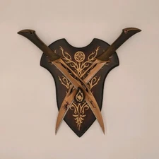 Evangeline Lilly Autographed Knives of Tauriel w/ Character Name (BAS)