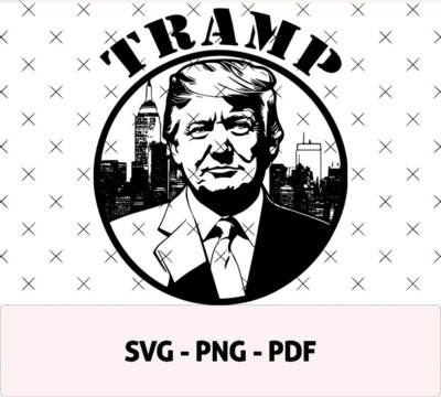 Donald Trump / SVG File. Vector | Perfect for T-shirts!