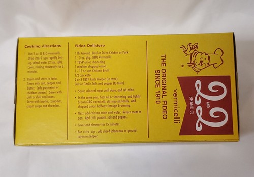 Q and Q Brand Original Vermicelli Pasta Fideo 6 Boxes 5oz Box - 第 4/4 張圖片