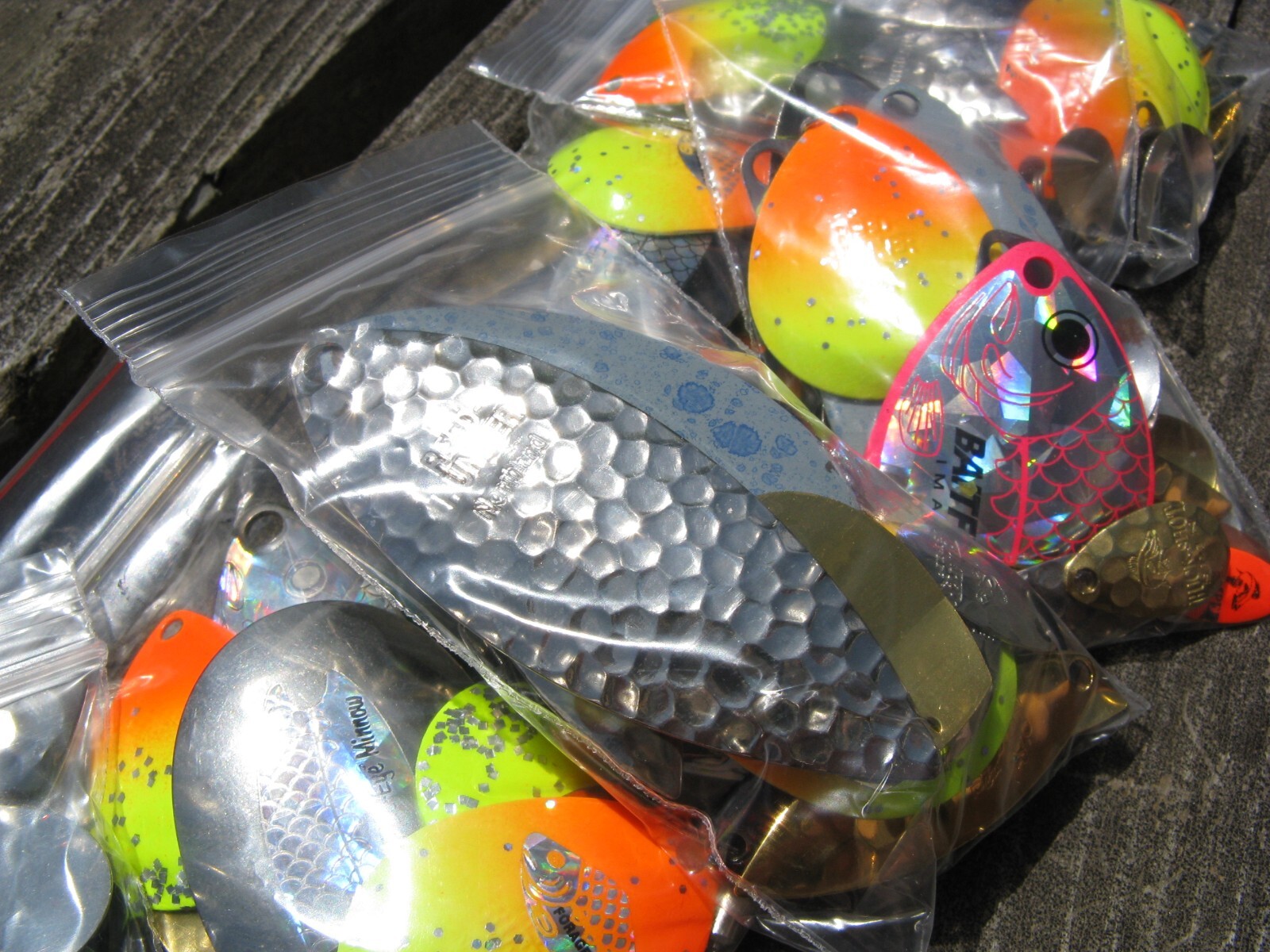 Northland Willow CO & Indiana Spinner Lot of 30 Random Size/ Color TB2