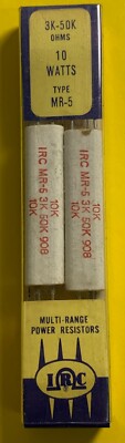IRC MR-5 Ceramic Cement 10W Multi-Resistors 10K 10K 15K 15K High Power NOS 2PK