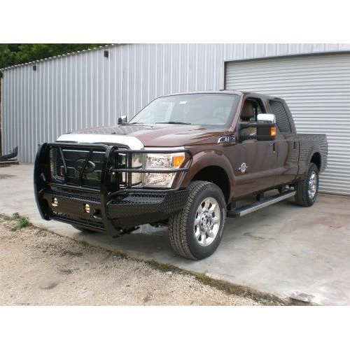 Parachoques delantero original Frontier Truck Gear 300-11-1005 para Ford Super Duty 11-16 Foto 2 de 3