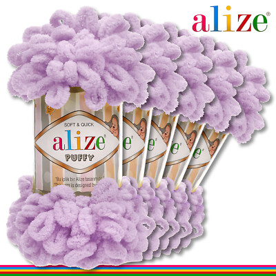 Filato Di Ciniglia, Per Maglieria Alize Puffy Fine 100 G - Foto 6