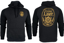 Howitzer Style Men's Hoodie Pullover FREEDOM LAGER Military Grunt