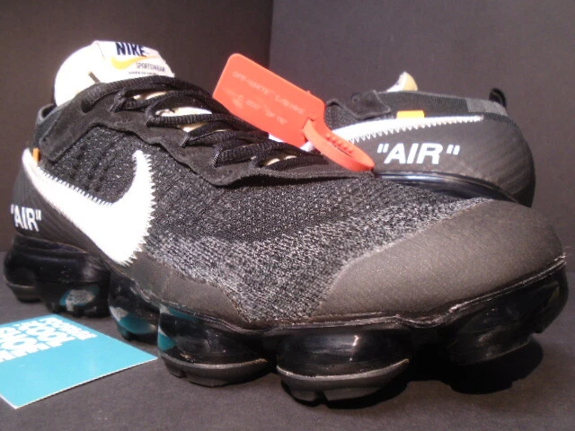 NIKE AIR VAPORMAX FK FLYKNIT THE 10 OFF-WHITE BLACK CLEAR MAX 90