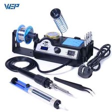 Image of WEP 130W LED Soldering Iron Station Kit Adjustable Temp Display Anti-Static SMD