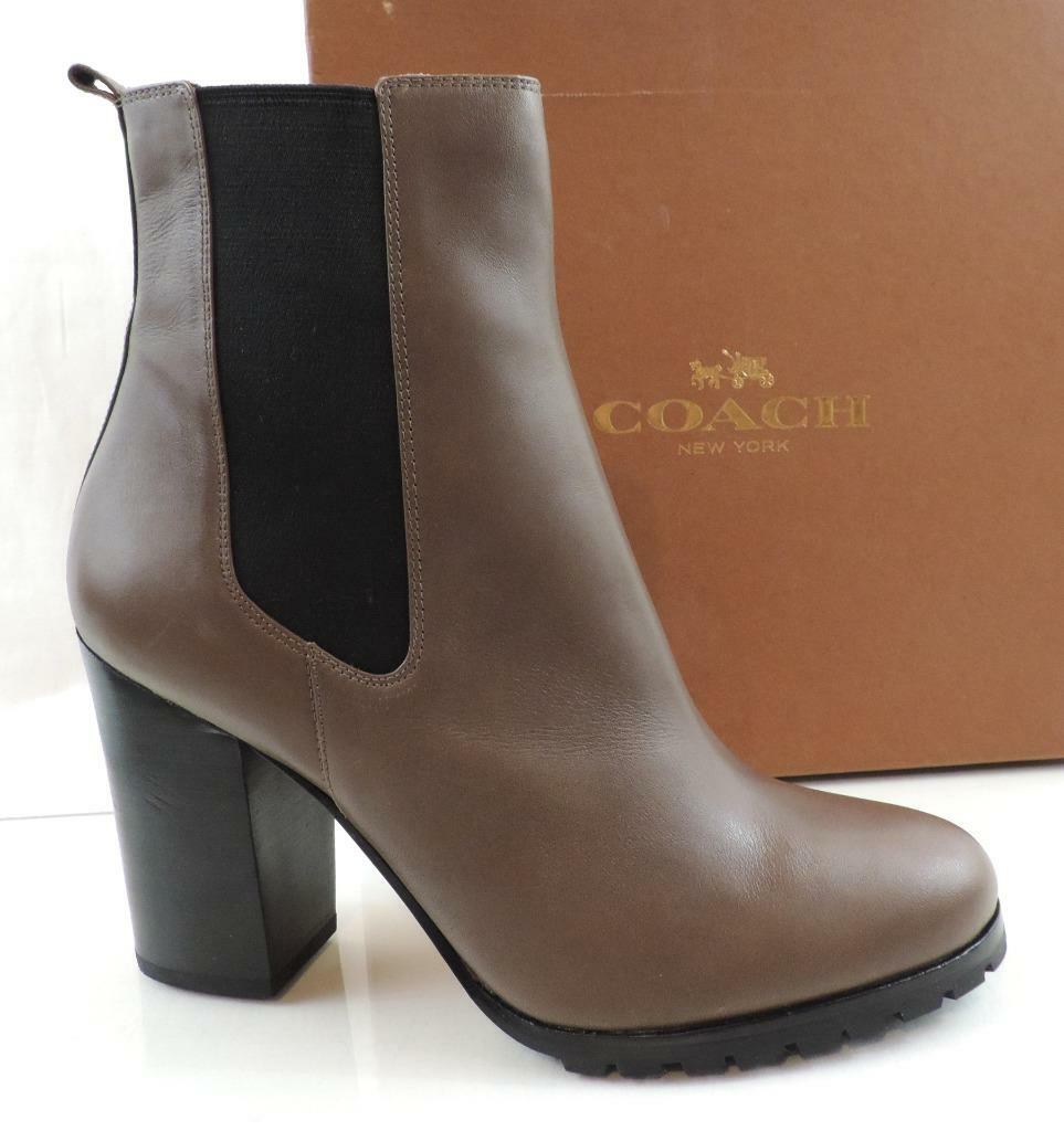 coach grey boots