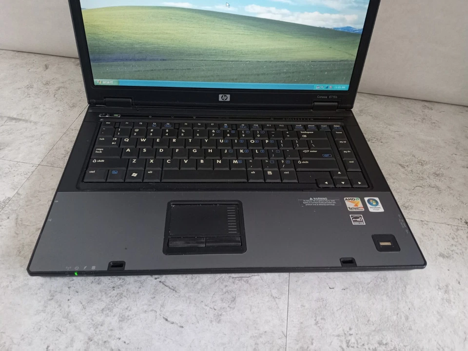 HP Compaq 6715b 15.4" Laptop AMD Turion X2 2GB RAM 250GB HDD Windows XP -RR - Image 2 of 4
