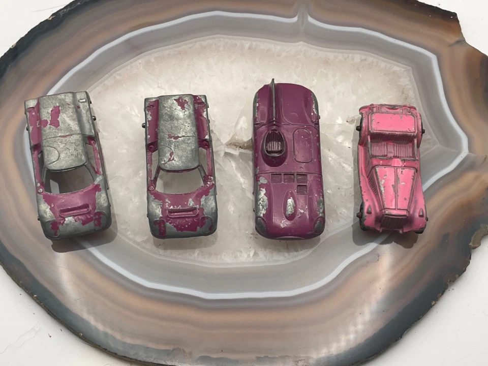 Lote de 4 coches de juguete Tootsie de acero fundido/presado Foto 2 de 4