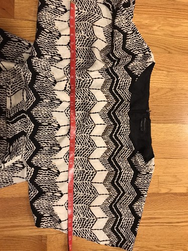 BCBG Max Axria Boho Batik Minidress Tunic M Kimono Sleeve - Picture 11 of 13