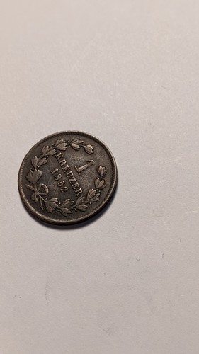 German States Baden 1852 1 Kreuzer coin. - Picture 5 of 9