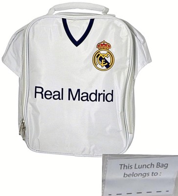PAQGSREM Contenitore per il pranzo a tema calcio, per ragazzi e ragazze, isolato, resistente, con tracolla regolabile, piccola borsa portatile per il pranzo per scuola/picnic/spiaggia/escursionismo