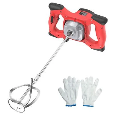 IMAYCC 2100W Electric Concrete Mixer 6-Speed Handheld Mud Mixer for Grout Paint