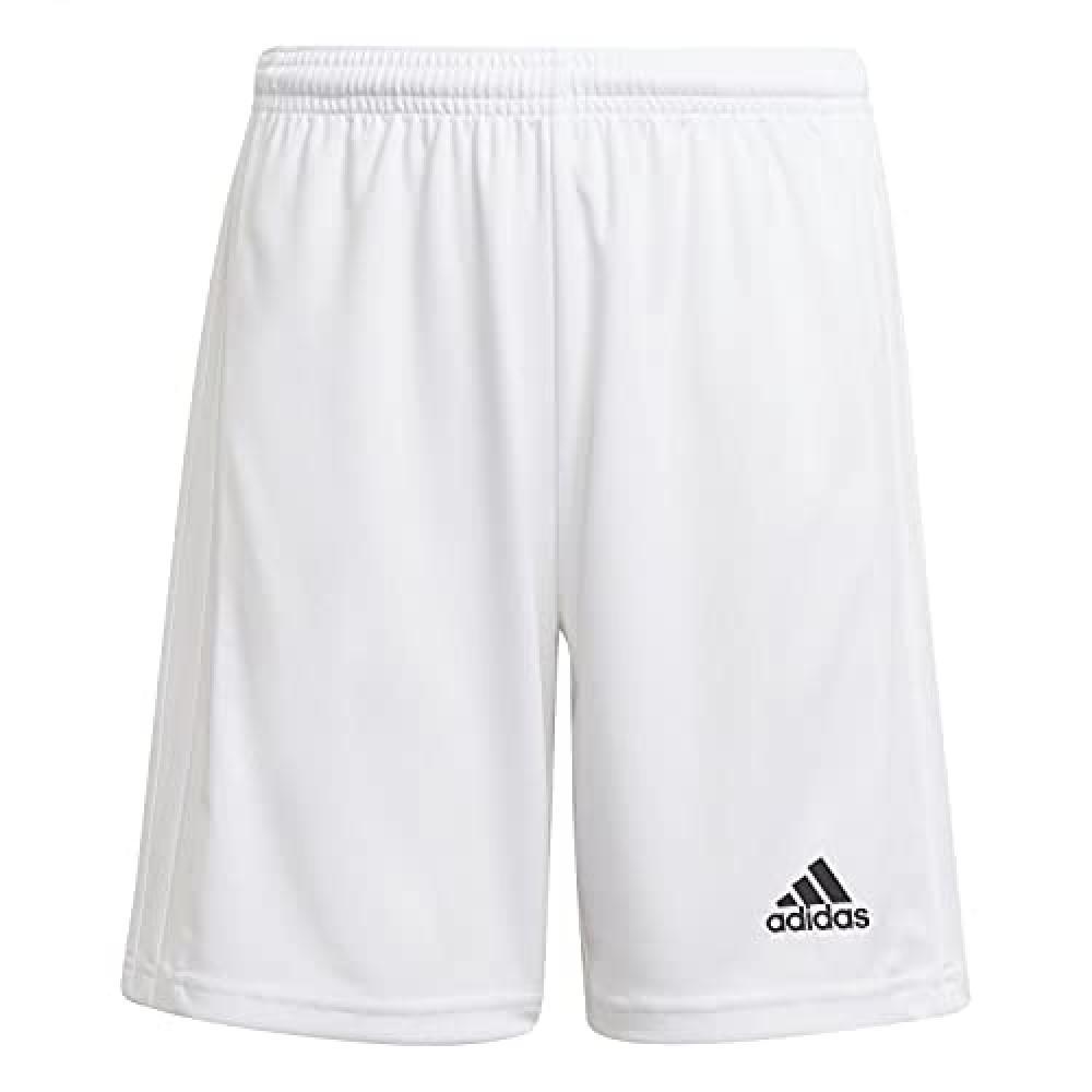 (TG. 164) adidas Squadra 21 Shorts Bambini e ragazzi, White/White, 164 - NUOVO