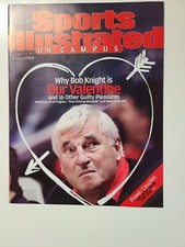 Bob Knight Sports Illustrated on Campus Indiana Hoosiers As Pictured 